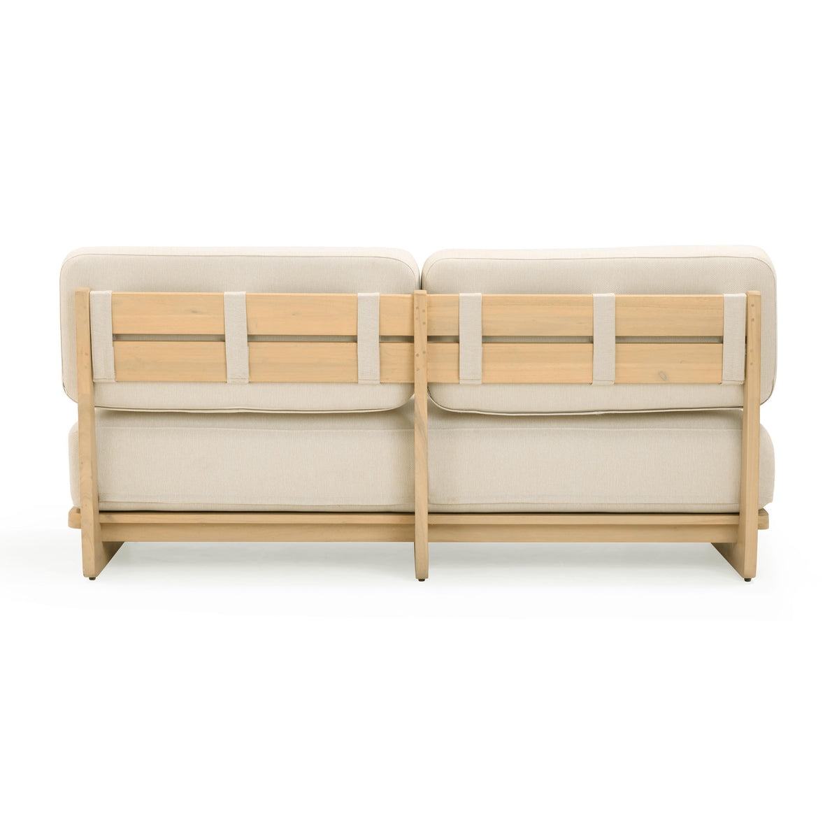 Reavan 67" Cream Performance Fabric Outdoor Lounge Sofa by TOV Furniture – photo 5 of 8