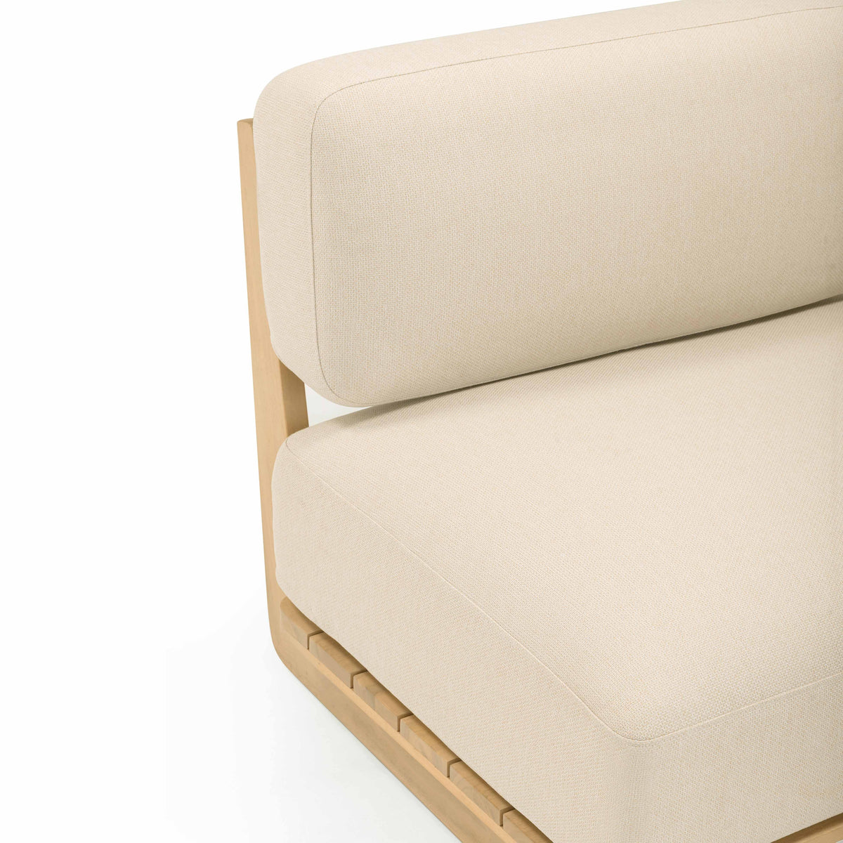 Reavan 67" Cream Performance Fabric Outdoor Lounge Sofa by TOV Furniture – photo 6 of 8