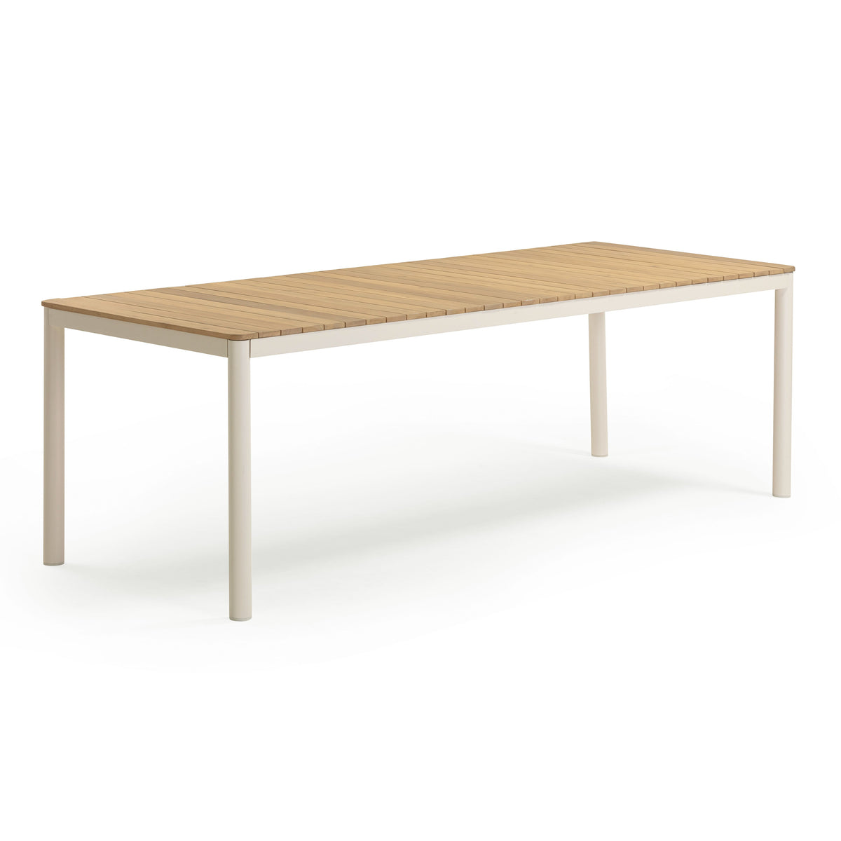 Sardinia 95" Light Teak Outdoor Rectangular Dining Table by TOV Furniture – photo 1 of 7
