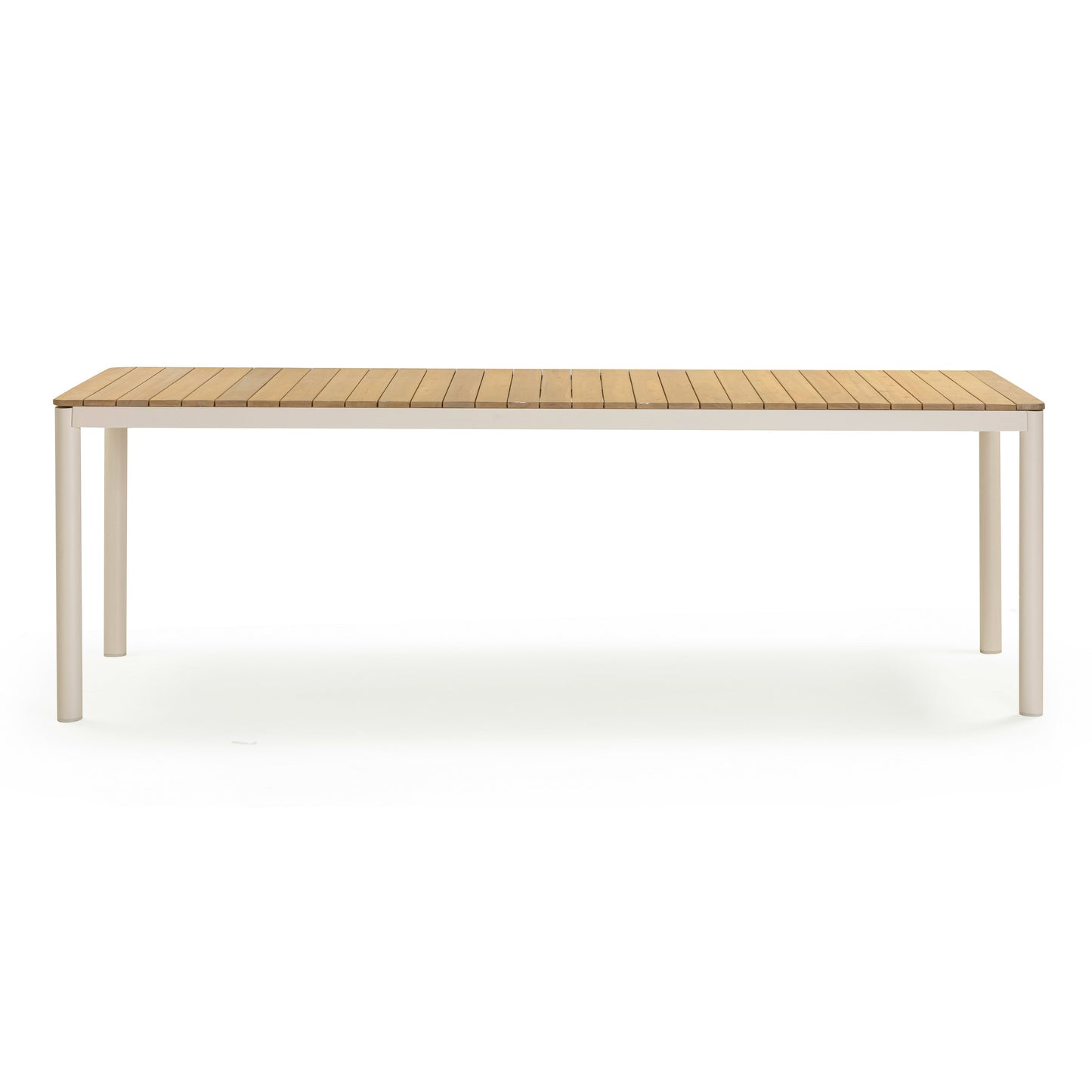 Sardinia 95 Light Teak Outdoor Rectangular Dining Table by TOV O54460