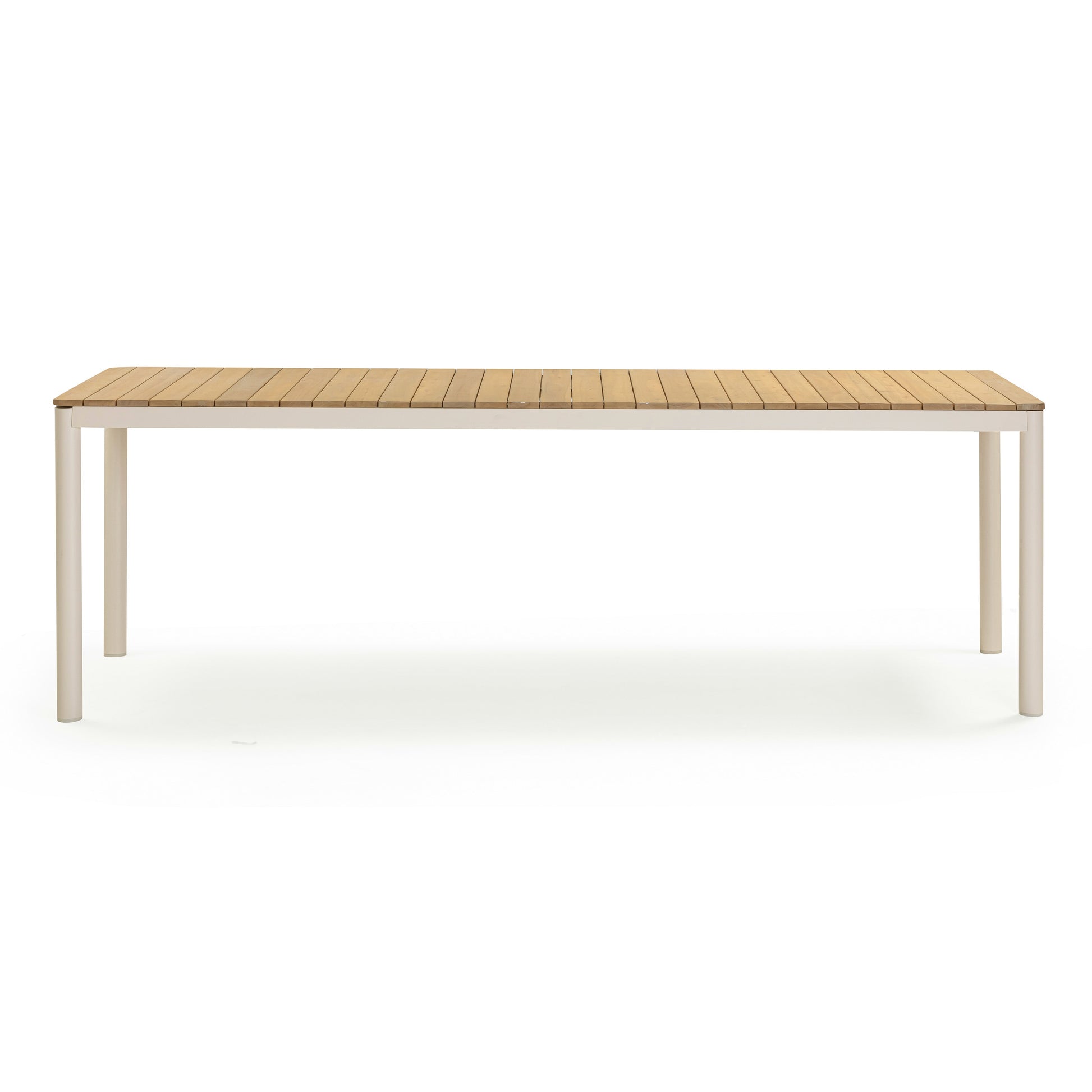 Sardinia 95 Light Teak Outdoor Rectangular Dining Table by TOV O54460