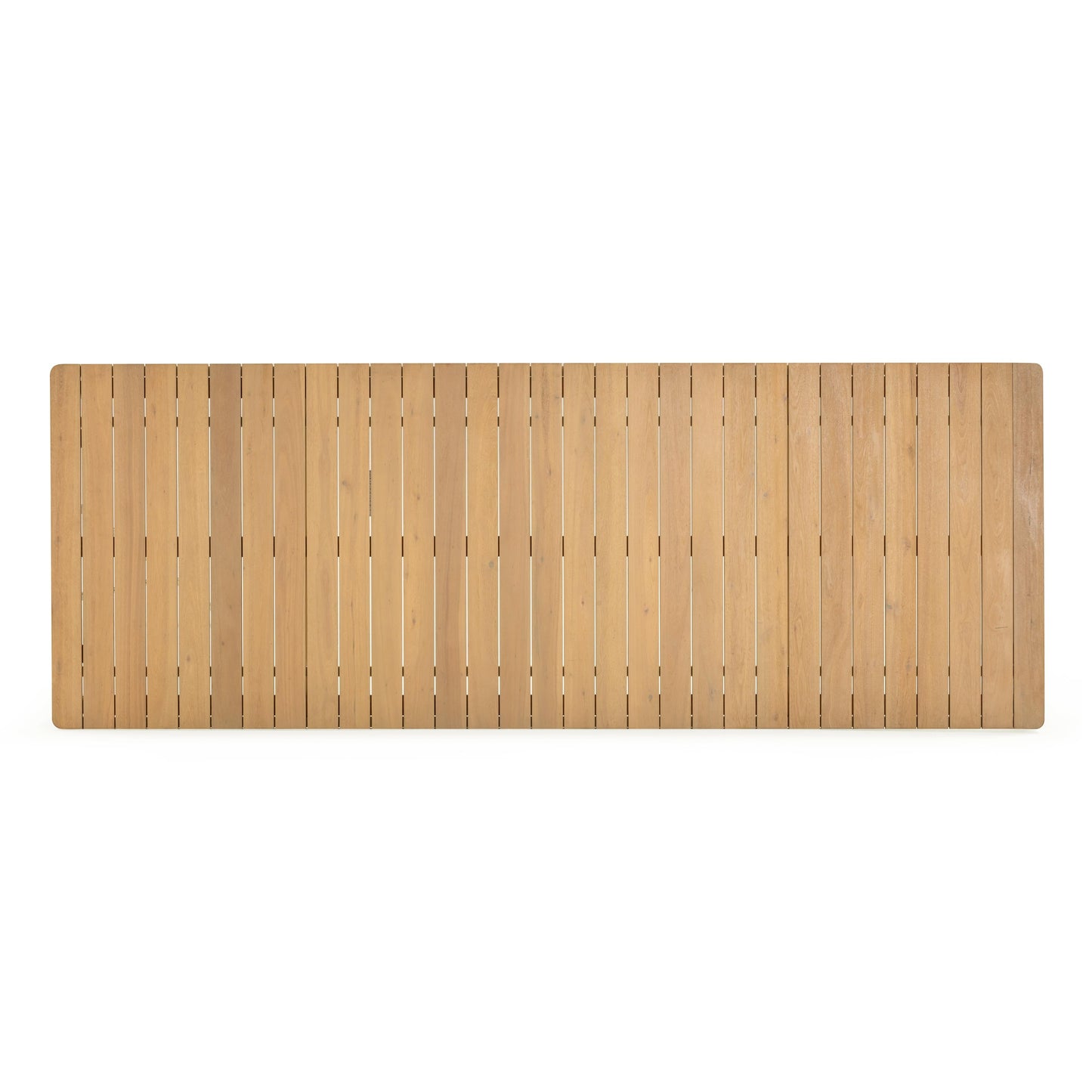 Sardinia 95 Light Teak Outdoor Rectangular Dining Table by TOV O54460