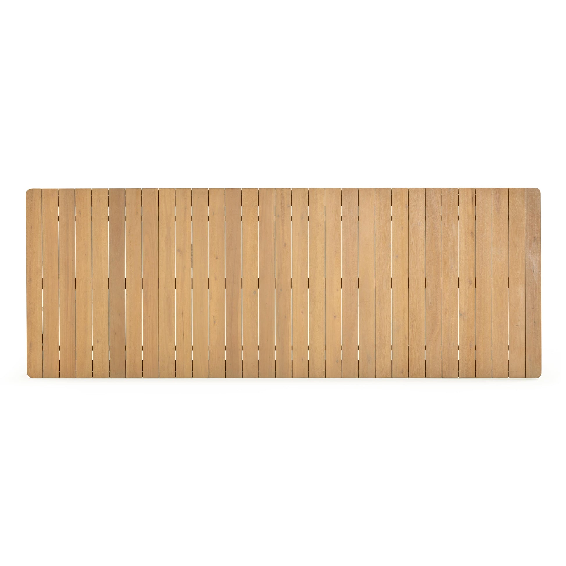 Sardinia 95 Light Teak Outdoor Rectangular Dining Table by TOV O54460