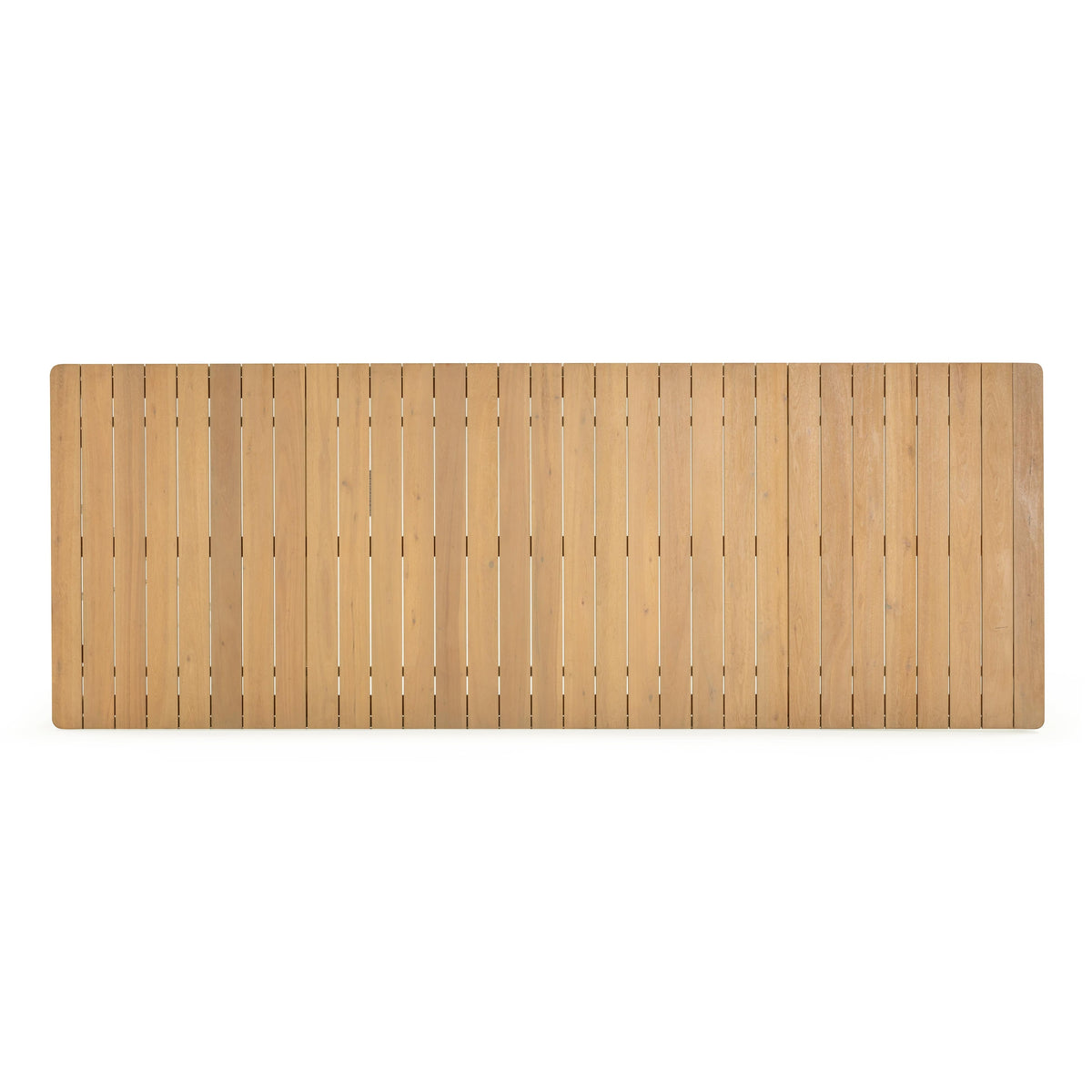 Sardinia 95" Light Teak Outdoor Rectangular Dining Table by TOV Furniture – photo 5 of 7