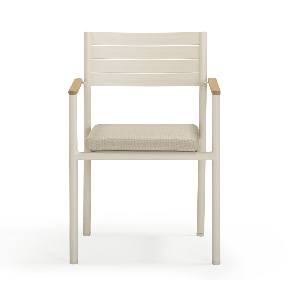 Sardinia Cream Performance Fabric Outdoor Dining Chair - Set of 2 by TOV Furniture – photo 4 of 9