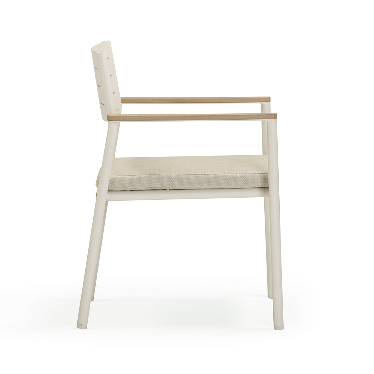 Sardinia Cream Performance Fabric Outdoor Dining Chair - Set of 2 by TOV Furniture – photo 5 of 9