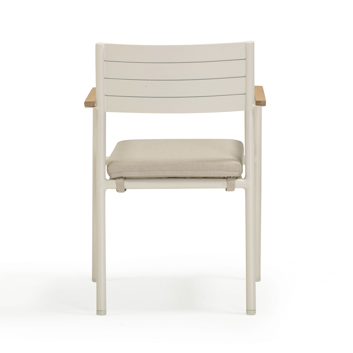 Sardinia Cream Performance Fabric Outdoor Dining Chair - Set of 2 by TOV Furniture – photo 6 of 9