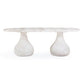 Smooch 87 Concrete Indoor Outdoor Dining Table by TOV O54286