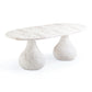Smooch 87 Concrete Indoor Outdoor Dining Table by TOV O54286