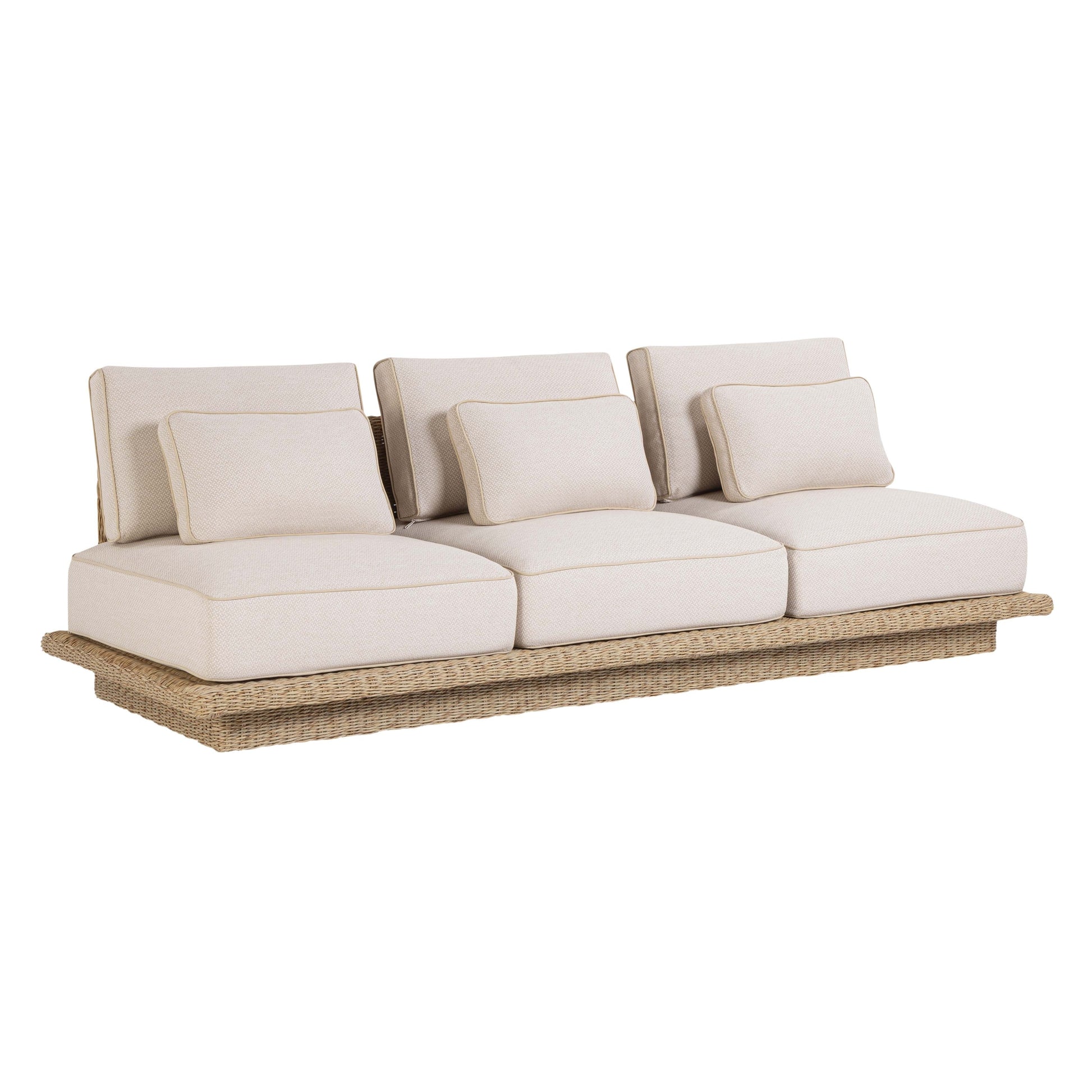 Mora Cream Outdoor Sofa by TOV O54722
