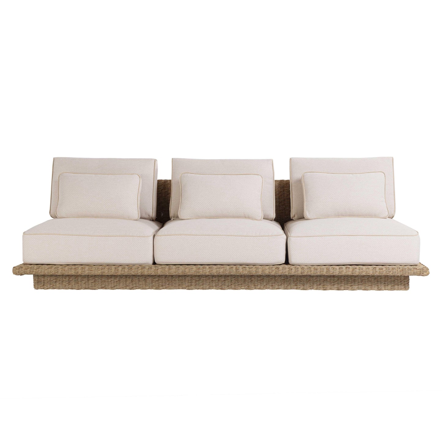 Mora Cream Outdoor Sofa Cream 96" by Tov Furniture