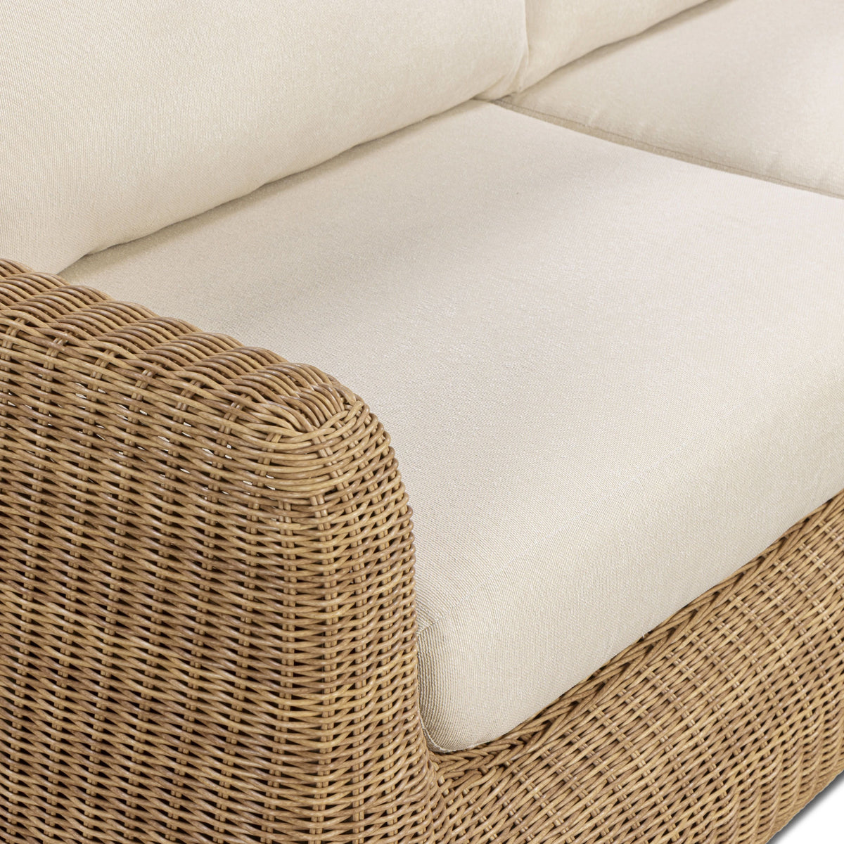 Dana 85" Cream Outdoor Sofa by TOV Furniture – photo 4 of 8