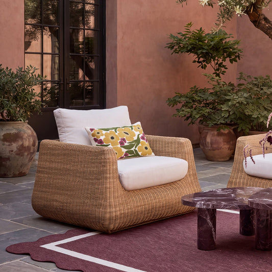 Dana Cream Outdoor Accent Chair by TOV Furniture – photo 2 of 8
