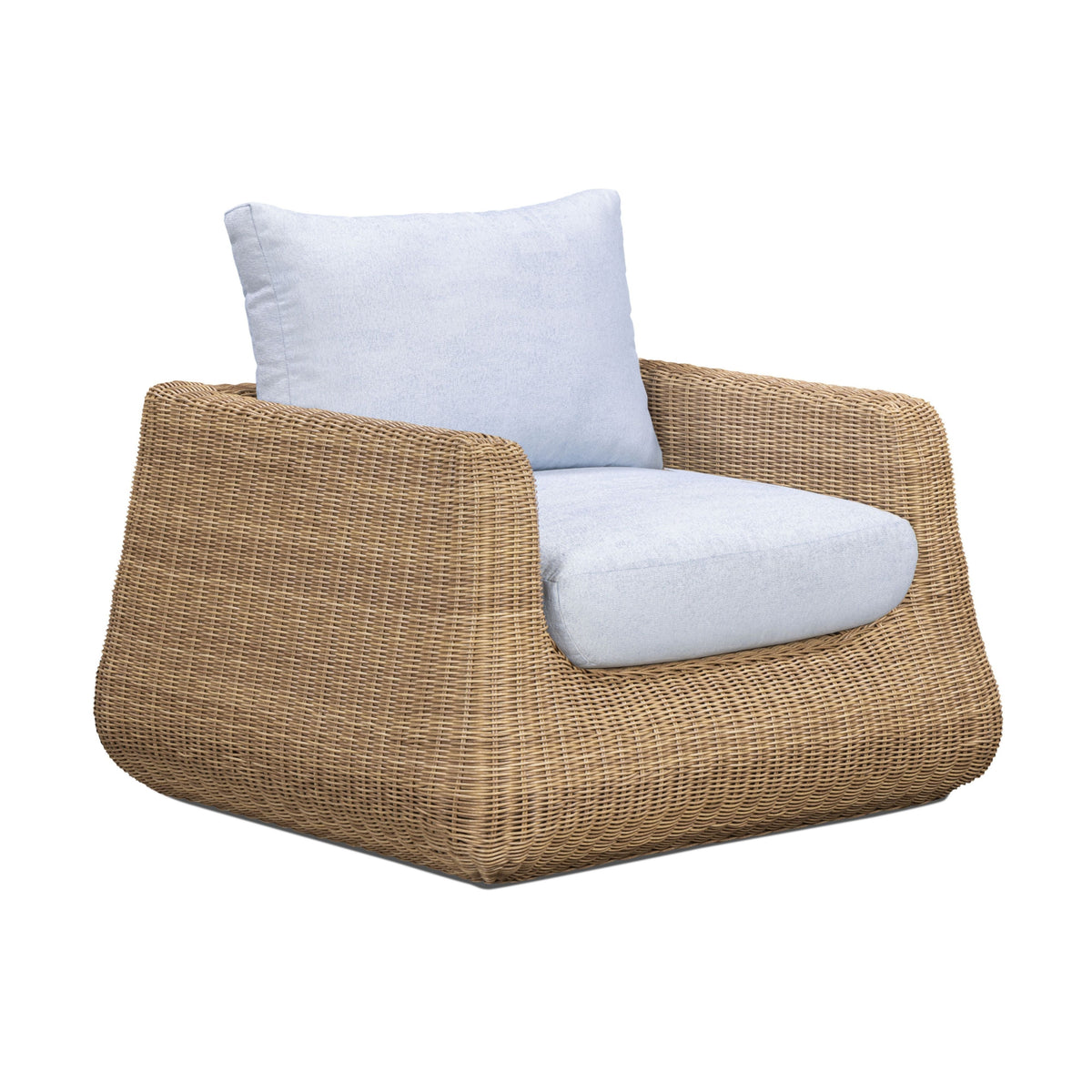 Dana Light Blue Outdoor Accent Chair by TOV Furniture – photo 1 of 8