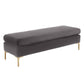 Delilah 55 Velvet Bench by TOV O6269