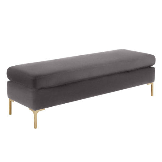 Delilah 55 Velvet Bench by TOV O6269