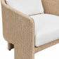 Alexa Cream Performance Fabric Outdoor Armchair by TOV