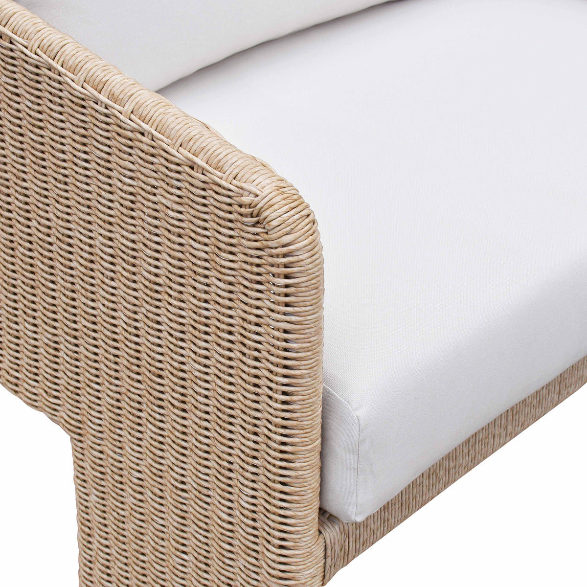 Alexa Cream Performance Fabric Outdoor Sofa by TOV Furniture – photo 5 of 8