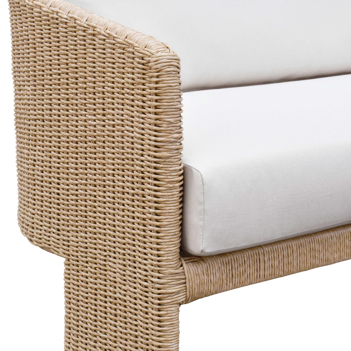 Alexa Cream Performance Fabric Outdoor Sofa by TOV Furniture – photo 6 of 8