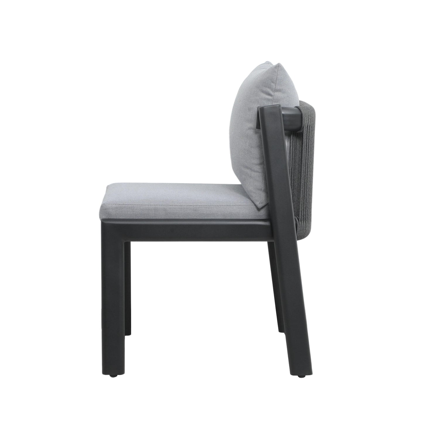 Nancy Outdoor Dining Chair Grey by Tov Furniture