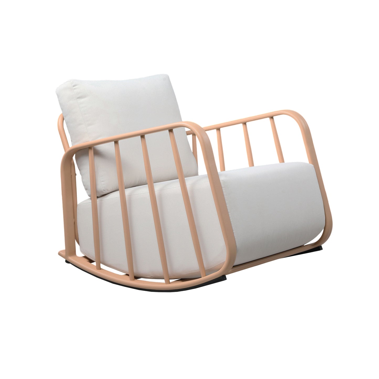 Violette Outdoor Rocking Chair Terracotta by Tov Furniture