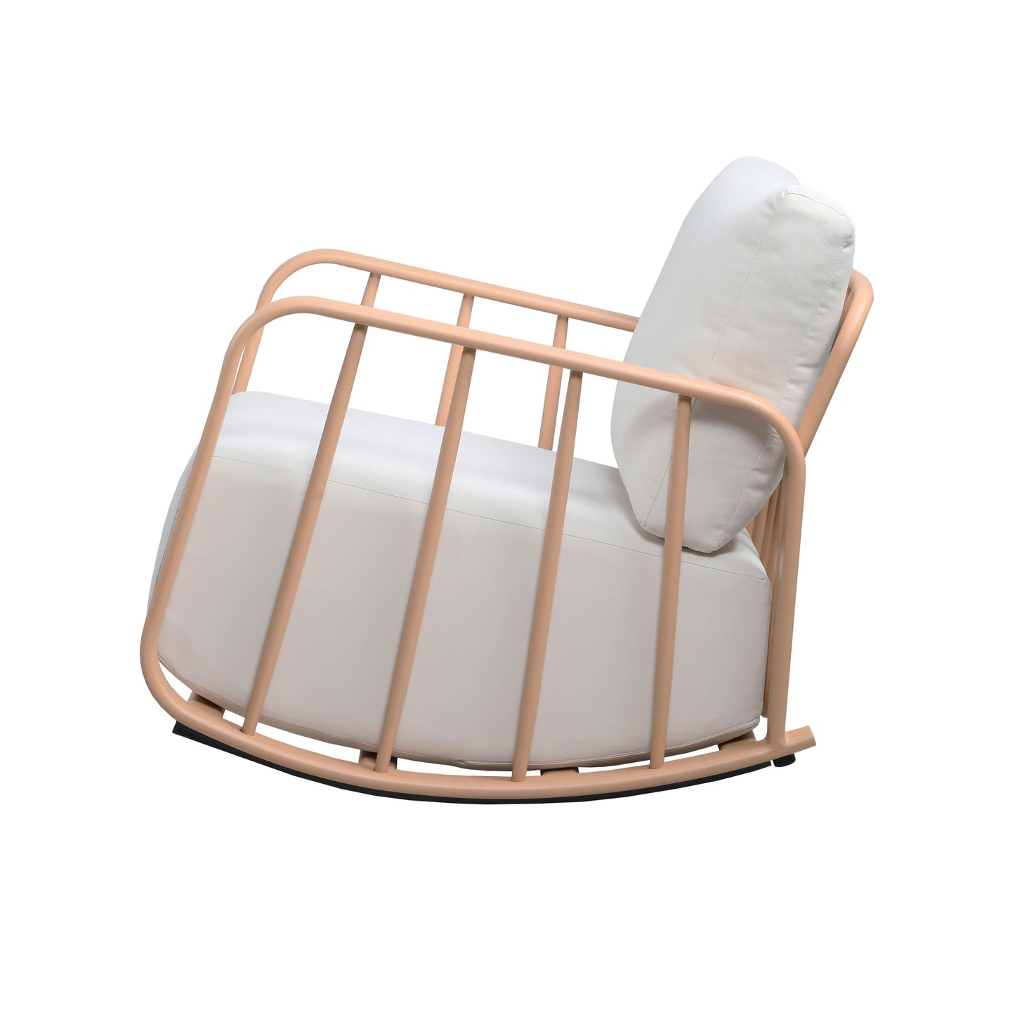 Violette Outdoor Rocking Chair Terracotta by Tov Furniture