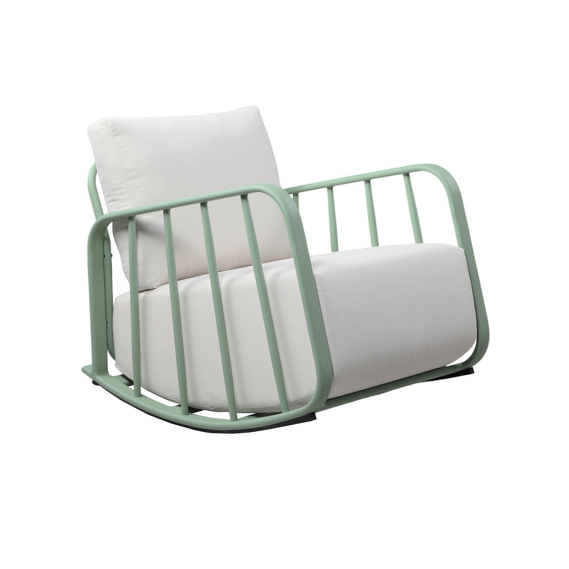 Violette Outdoor Rocking Chair Mint Green by Tov Furniture