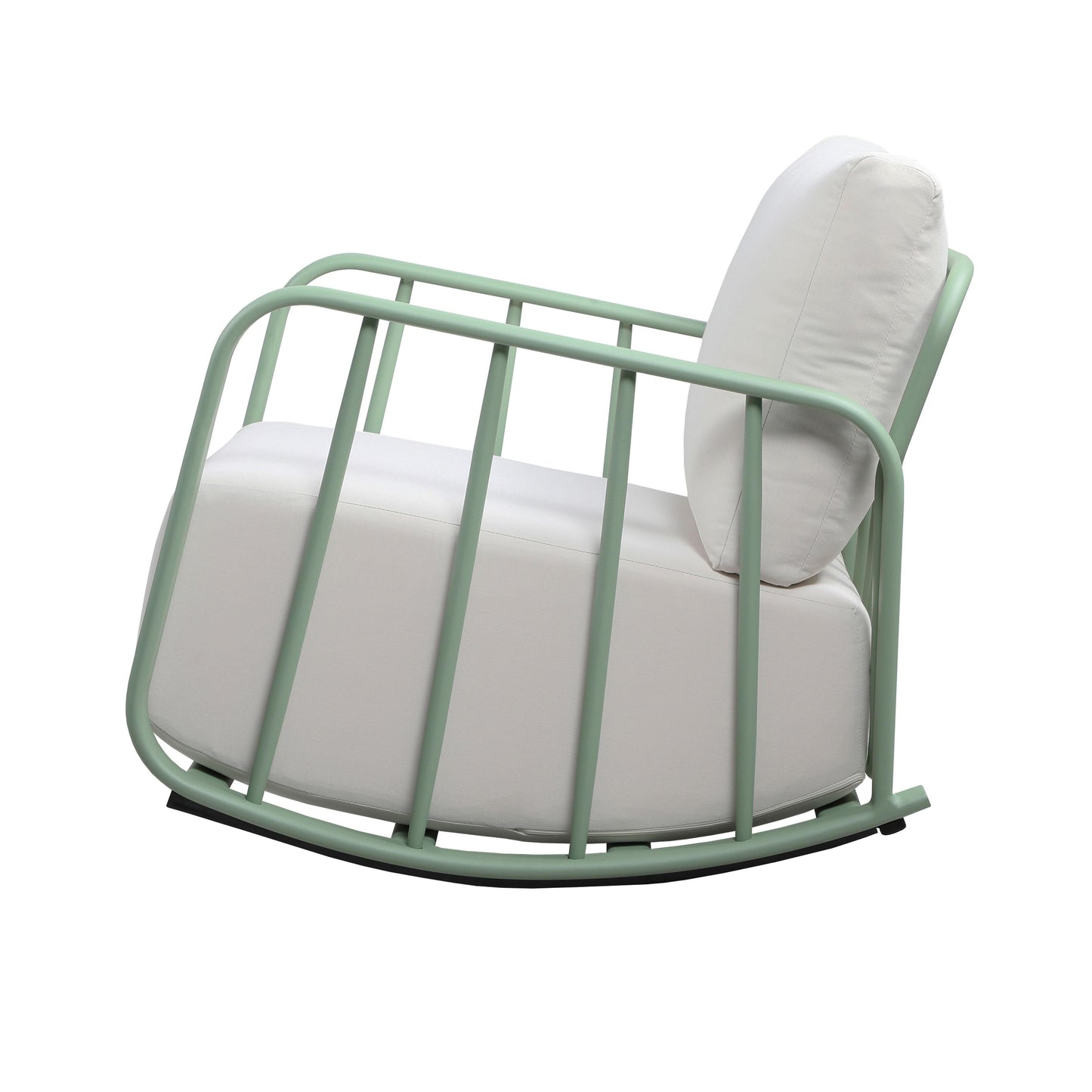 Violette Outdoor Rocking Chair Mint Green by Tov Furniture