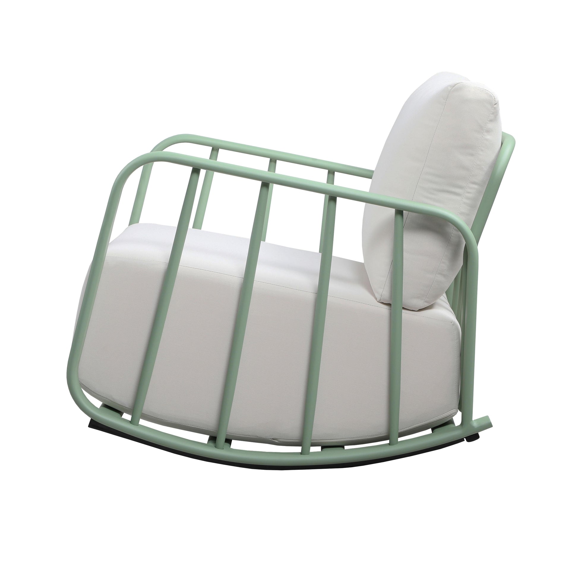 Violette Outdoor Rocking Chair Mint Green by Tov Furniture