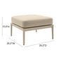 Kapri Outdoor Ottoman by TOV O68893