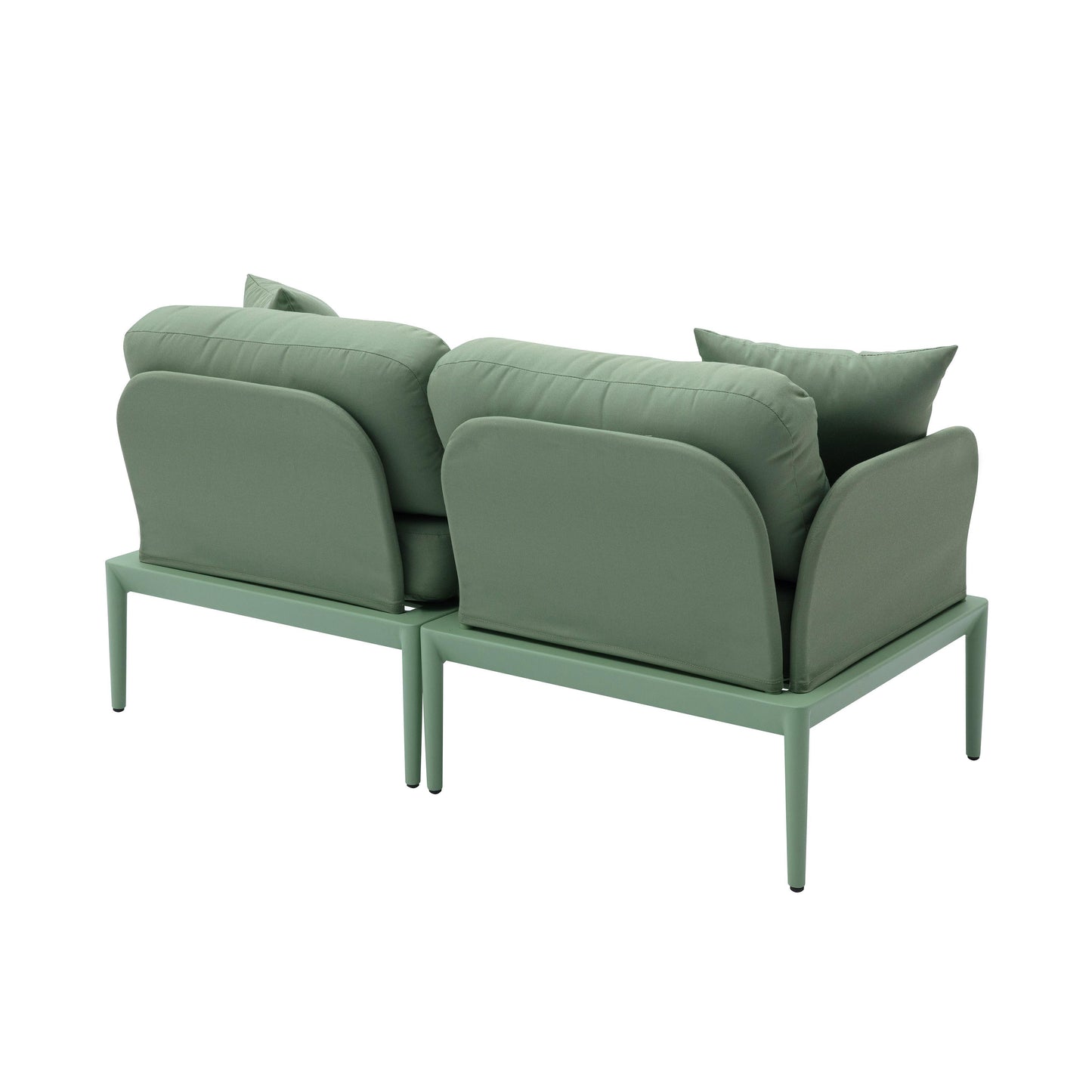 Kapri 55 Modular Outdoor Loveseat by TOV O68900 Lo
