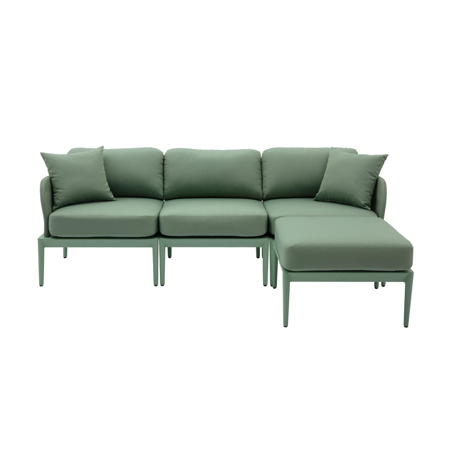 Kapri 4 Piece Modular Outdoor Sectional by TOV O68900 Sec