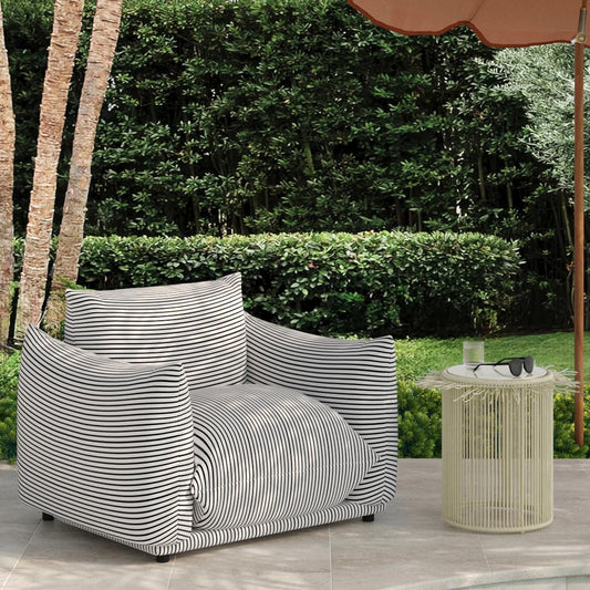 Rafa Cream Outdoor Side Table by TOV Furniture – photo 2 of 6
