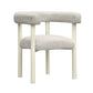 Jackie Cream Outdoor Textured Dining Chair by TOV O68958