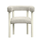 Jackie Cream Outdoor Textured Dining Chair by TOV O68958