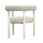 Jackie Cream Outdoor Textured Dining Chair by TOV O68958