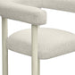 Jackie Cream Outdoor Textured Dining Chair by TOV O68958