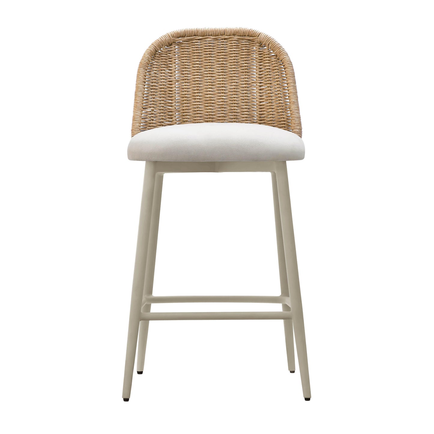 Alexa Performance Fabric Outdoor Stool by TOV O69286