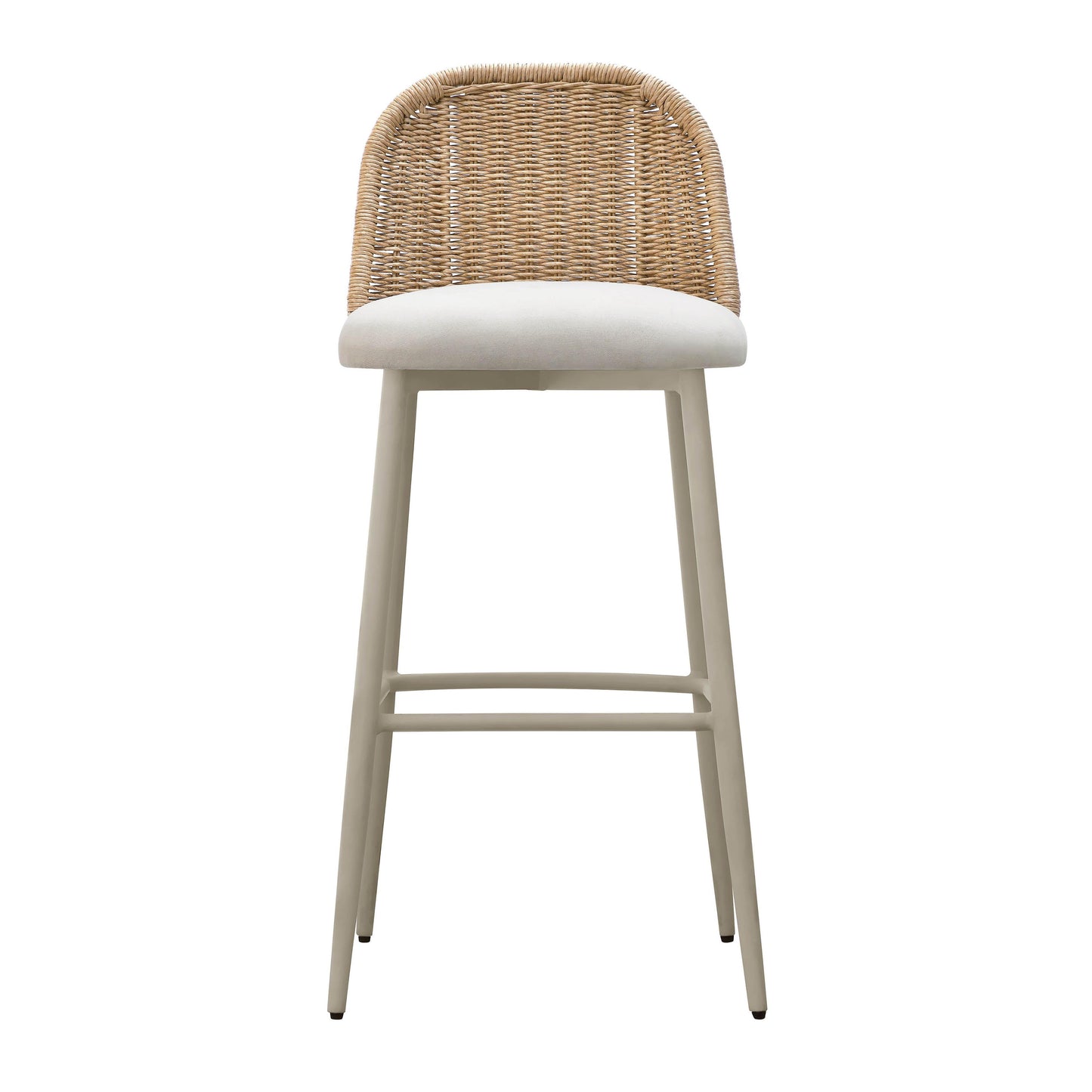 Alexa Performance Fabric Outdoor Stool by TOV O69285