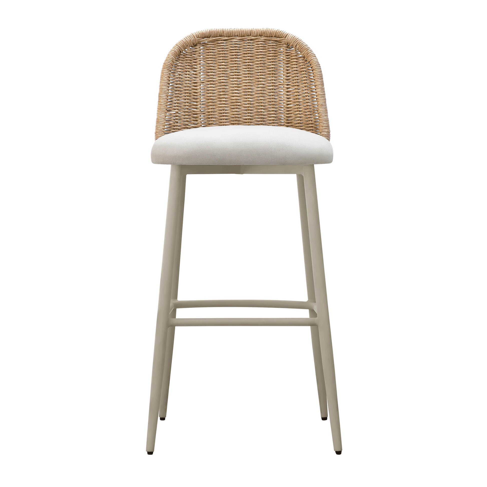 Alexa Performance Fabric Outdoor Stool by TOV O69285
