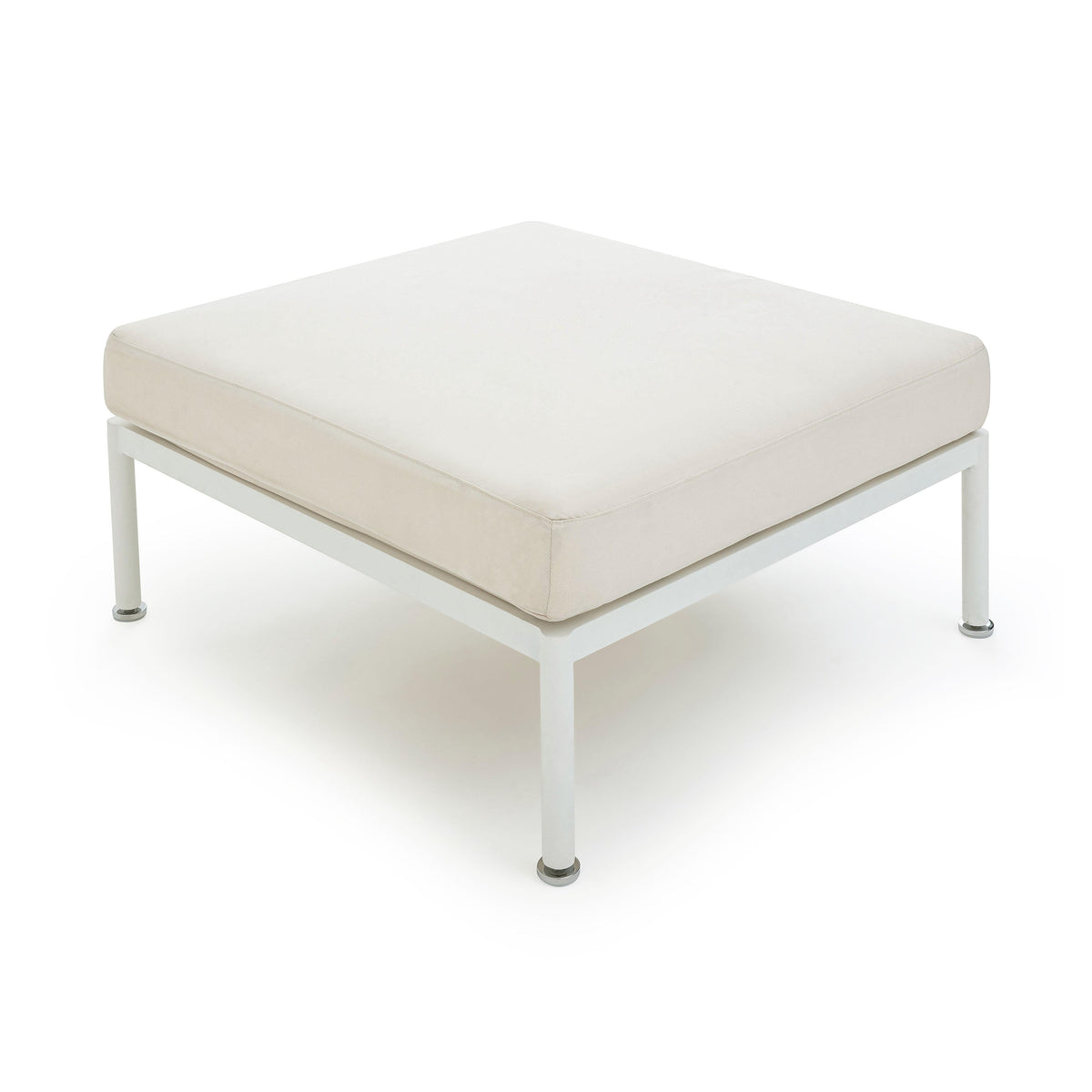 Dunes Cream Outdoor Ottoman by TOV Furniture – photo 3 of 6