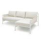 Dunes 2 Piece Cream Outdoor L Shaped Sectional by TOV O68968 O68969