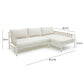 Dunes 2 Piece Cream Outdoor L Shaped Sectional by TOV O68968 O68969