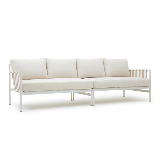 Dunes Cream Outdoor 110" Sofa Cream by Tov Furniture