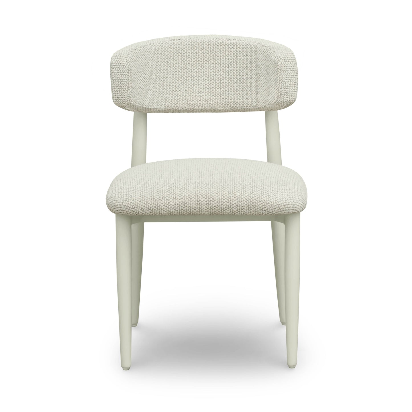 Annika Textured Contract-Grade Fabric Outdoor Dining Side Chair Cream by Tov Furniture
