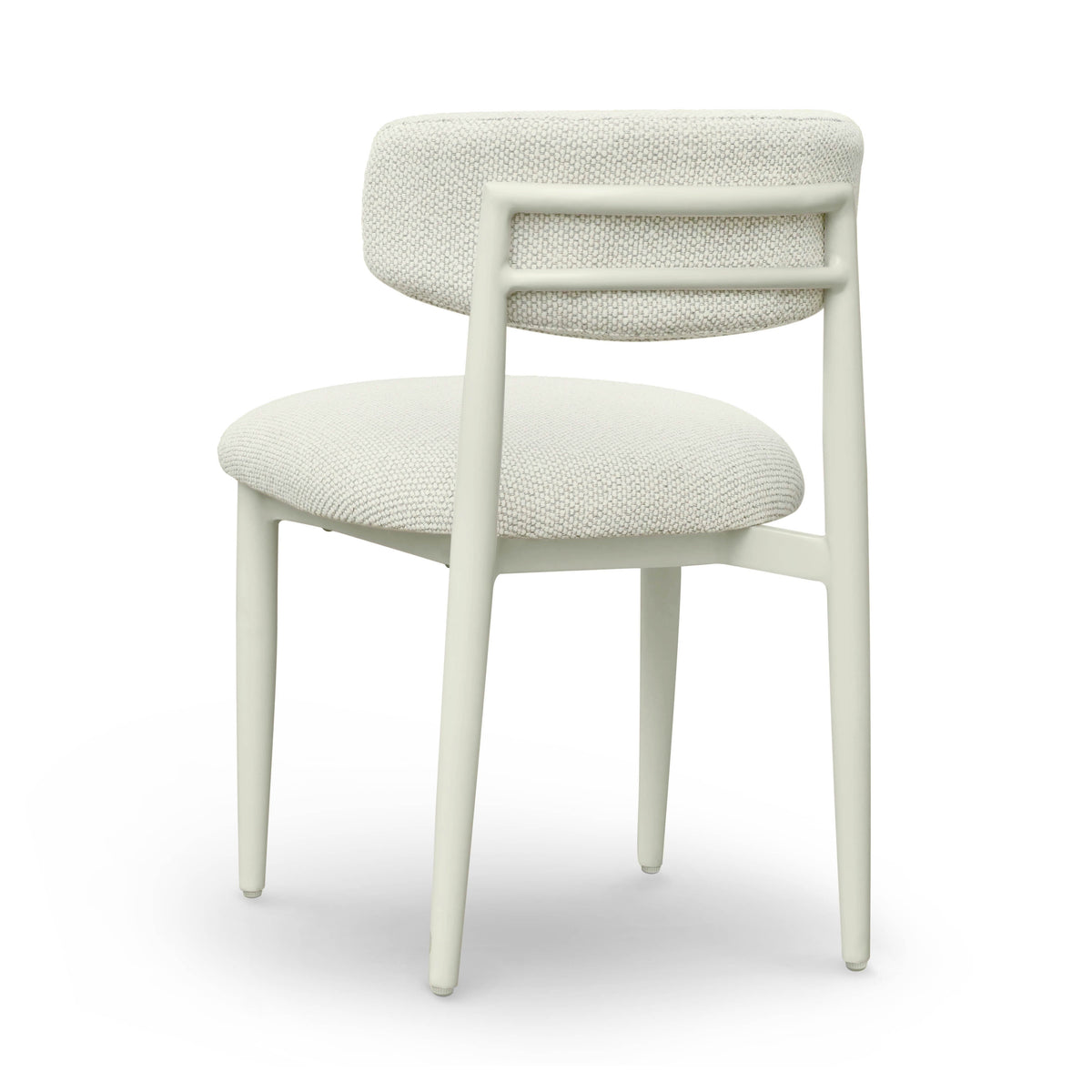 Annika Cream Textured Contract-Grade Fabric Outdoor Dining Side Chair by TOV Furniture – photo 5 of 8