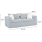 Salty 84 5 Striped Outdoor Sofa by TOV O69248