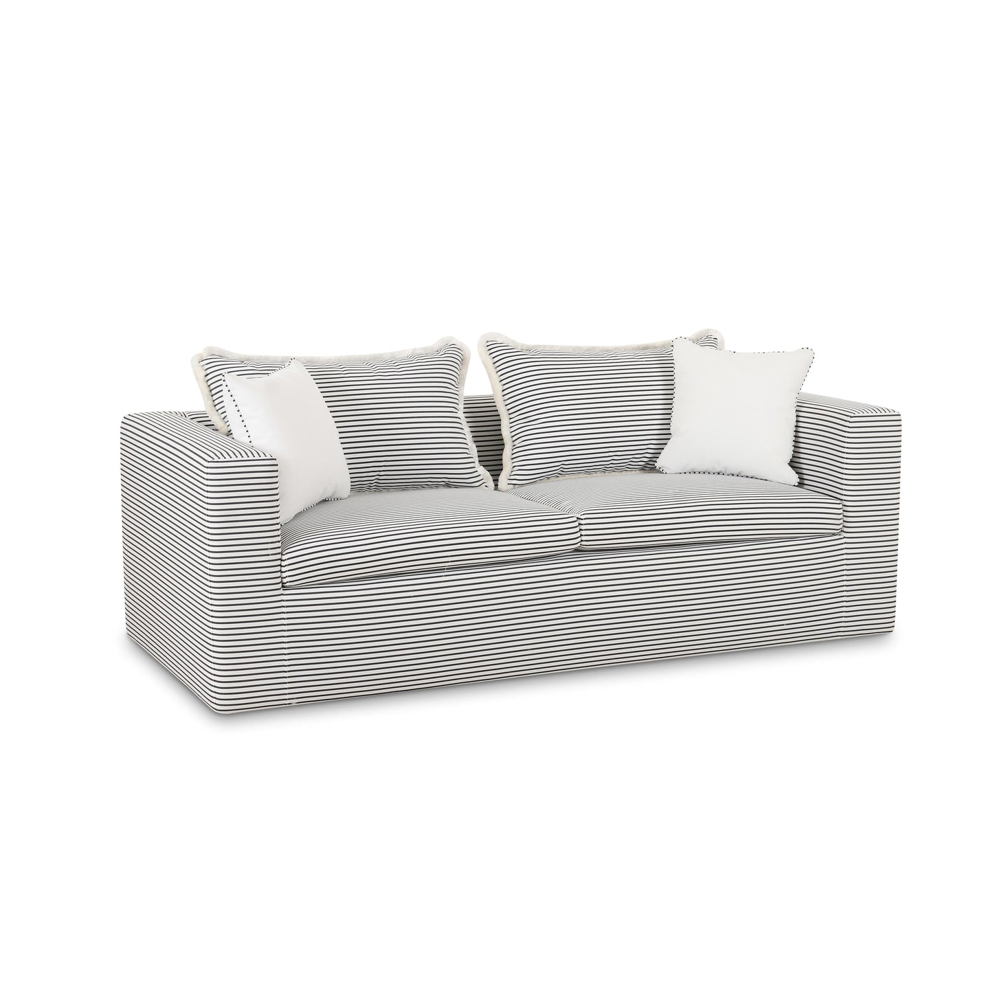 Salty 84 5 Striped Outdoor Sofa by TOV O69249
