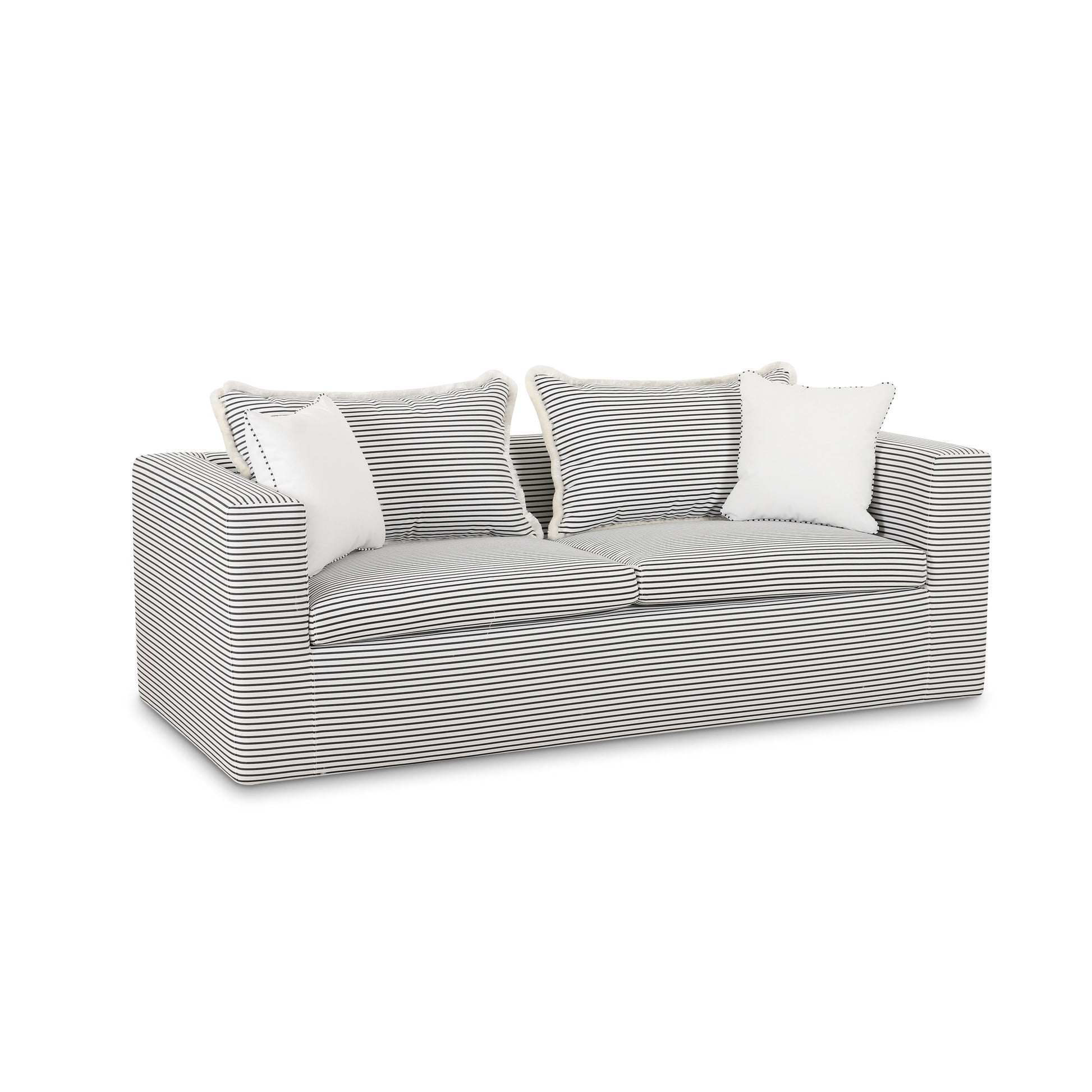 Salty 84 5 Striped Outdoor Sofa by TOV O69249