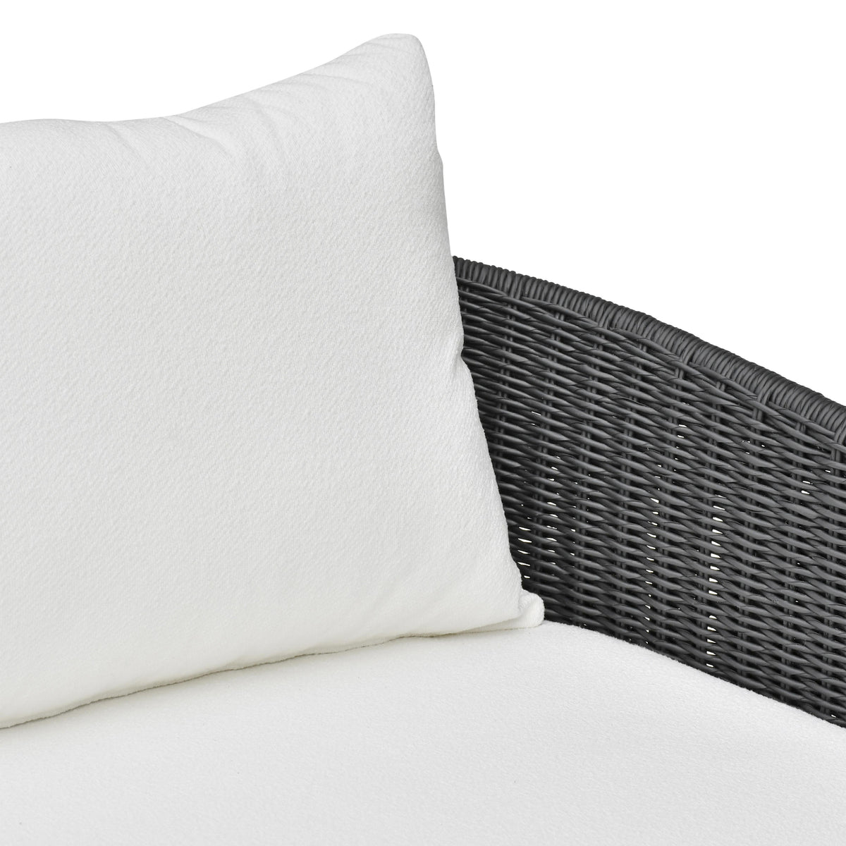 Alexa Black Rattan Performance Fabric Outdoor Sofa by TOV Furniture – photo 6 of 9